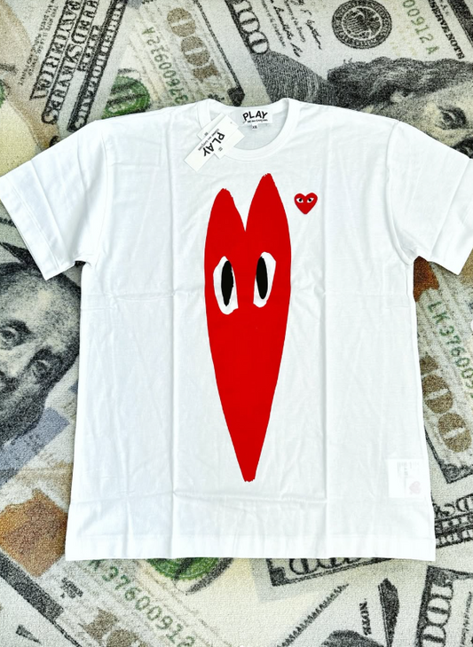 Comme des Garçons PLAY Stretch Logo Print T-Shirt