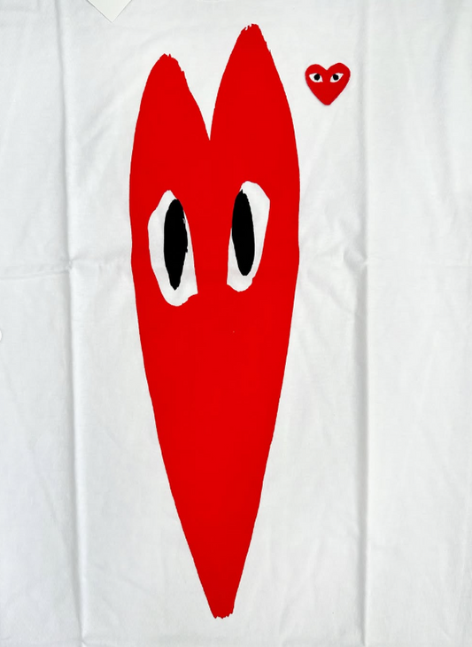 Comme des Garçons PLAY Stretch Logo Print T-Shirt