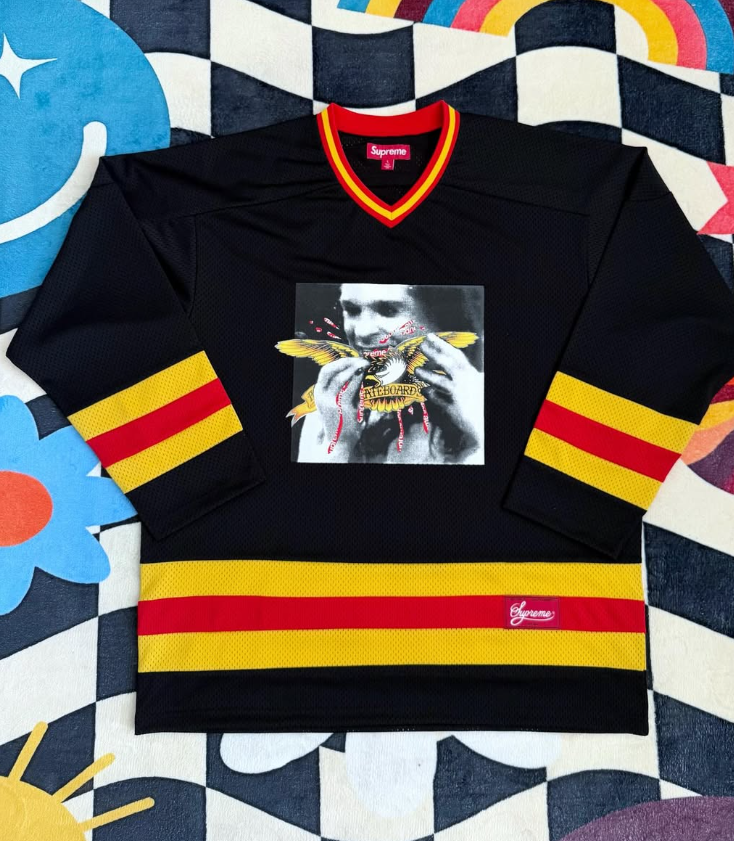 Supreme x Antihero Ozzy Hockey Jersey – Black